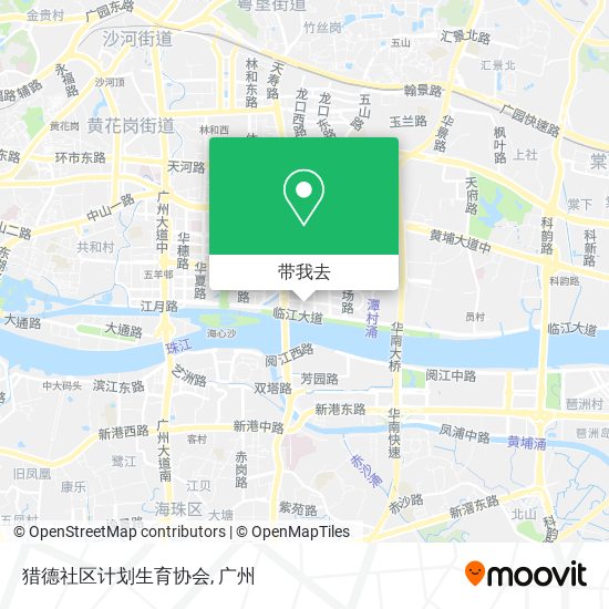 猎德社区计划生育协会地图