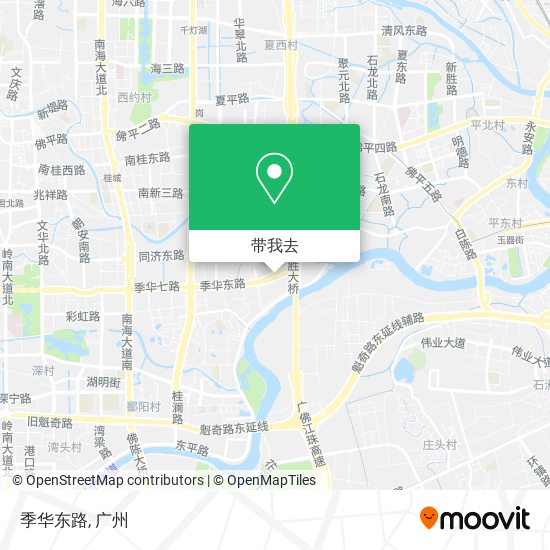 季华东路地图