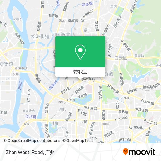 Zhan West. Road地图