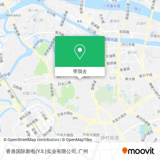 香港国际新电(Y.S.)实业有限公司地图