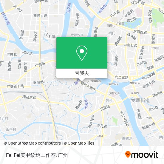 Fei Fei美甲纹绣工作室地图
