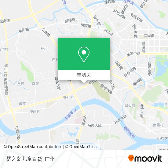 婴之岛儿童百货地图