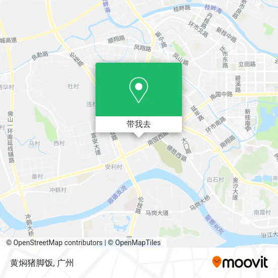 黄焖猪脚饭地图