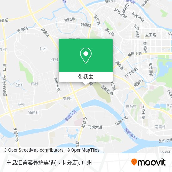 车品汇美容养护连锁(卡卡分店)地图