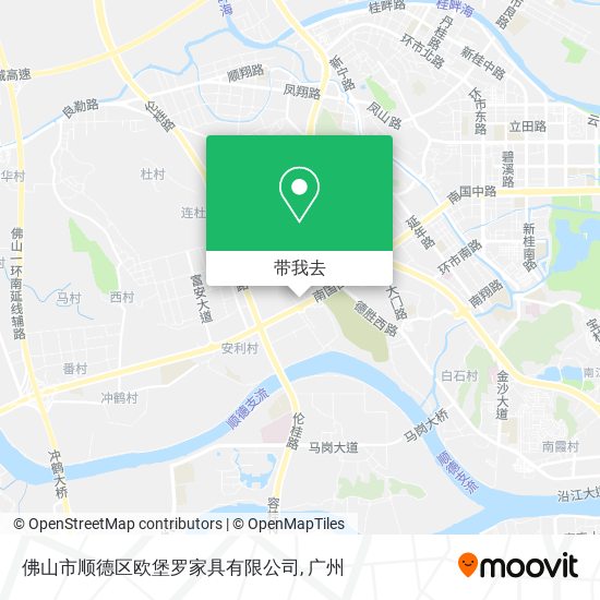 佛山市顺德区欧堡罗家具有限公司地图