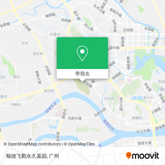 顺德飞鹅永久墓园地图