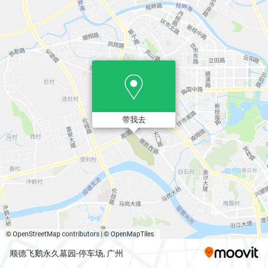 顺德飞鹅永久墓园-停车场地图