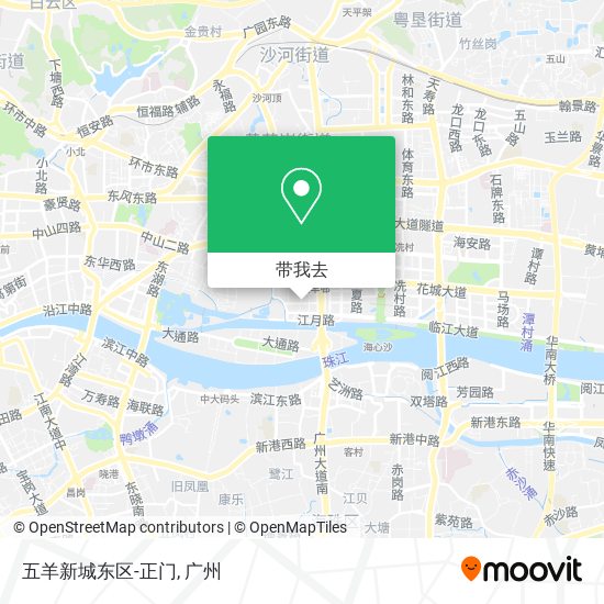 五羊新城东区-正门地图