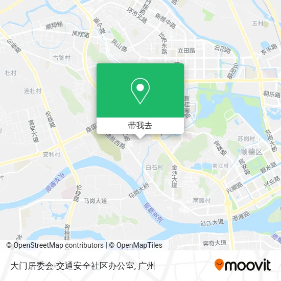 大门居委会-交通安全社区办公室地图