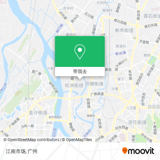 江南市场地图