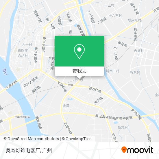 奥奇灯饰电器厂地图