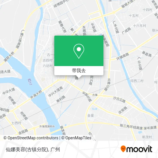 仙娜美容(古镇分院)地图