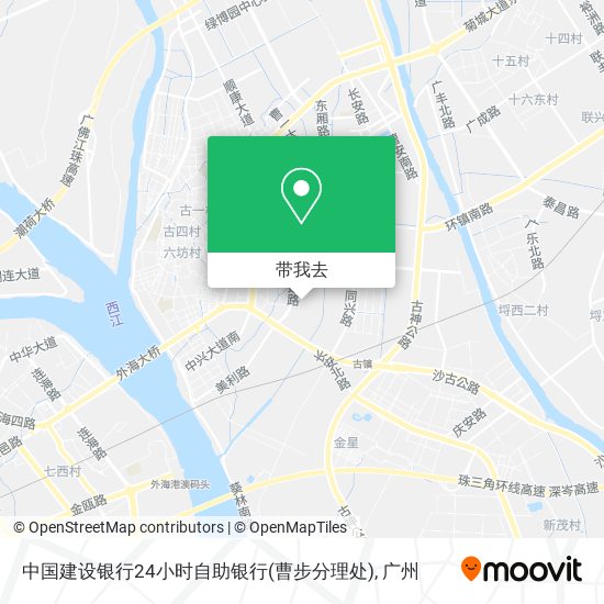 中国建设银行24小时自助银行(曹步分理处)地图