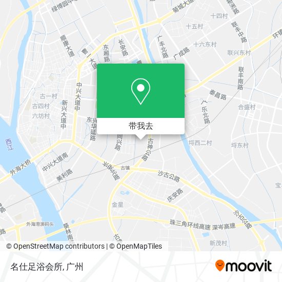 名仕足浴会所地图