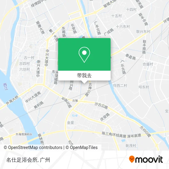 名仕足浴会所地图