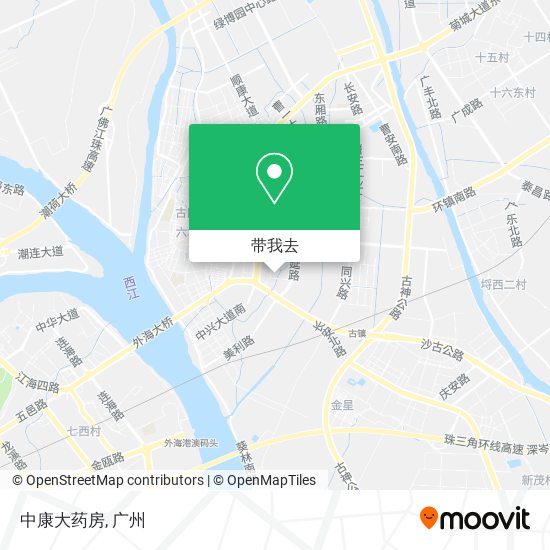 中康大药房地图