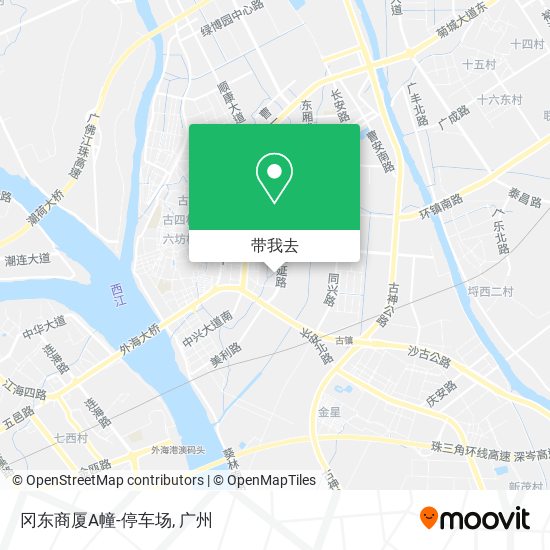 冈东商厦A幢-停车场地图