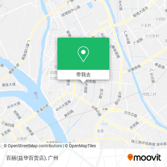 百丽(益华百货店)地图