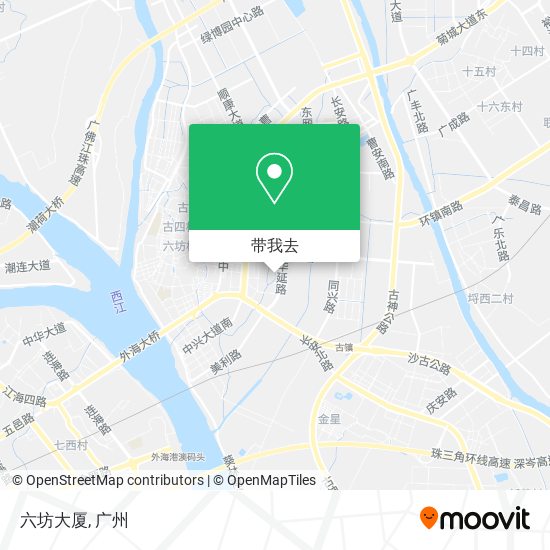 六坊大厦地图