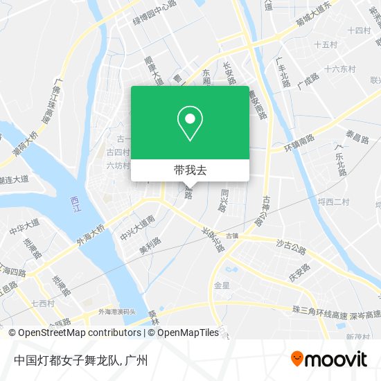 中国灯都女子舞龙队地图