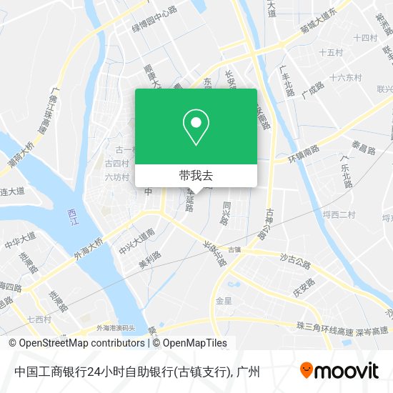 中国工商银行24小时自助银行(古镇支行)地图