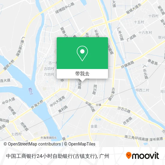 中国工商银行24小时自助银行(古镇支行)地图