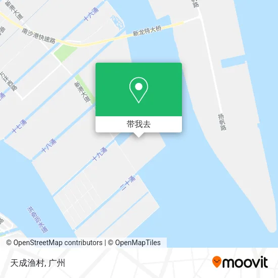 天成渔村地图