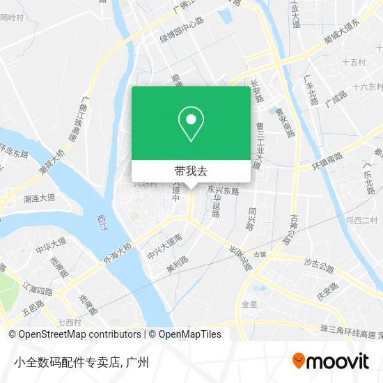 小全数码配件专卖店地图