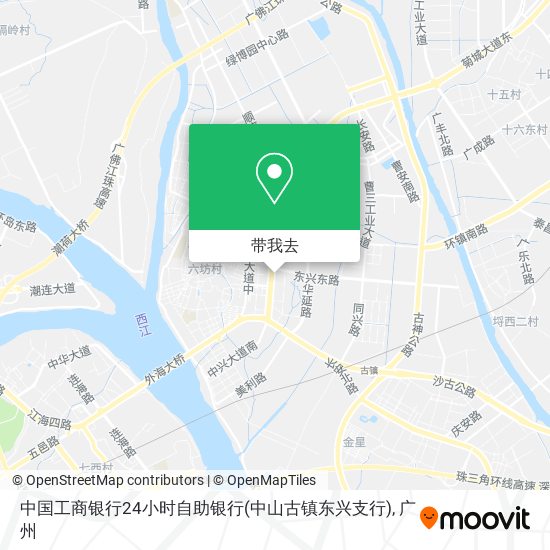 中国工商银行24小时自助银行(中山古镇东兴支行)地图