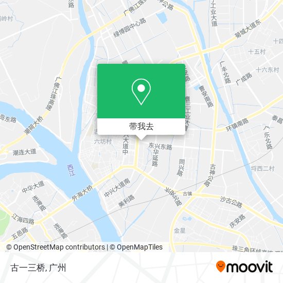 古一三桥地图