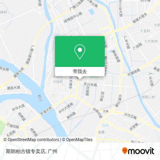 斯朗柏古镇专卖店地图