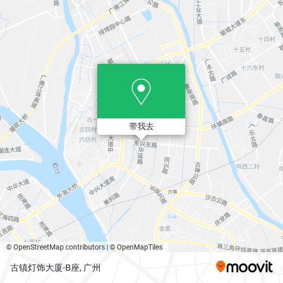 古镇灯饰大厦-B座地图