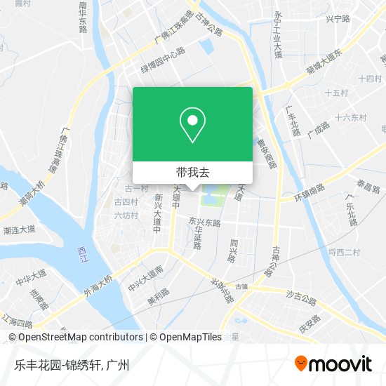 乐丰花园-锦绣轩地图