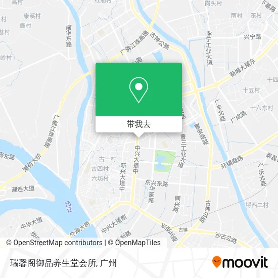 瑞馨阁御品养生堂会所地图
