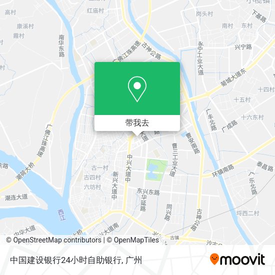 中国建设银行24小时自助银行地图