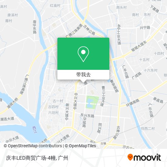 庆丰LED商贸广场-4幢地图