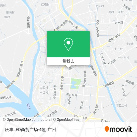 庆丰LED商贸广场-4幢地图