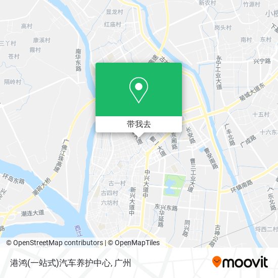 港鸿(一站式)汽车养护中心地图