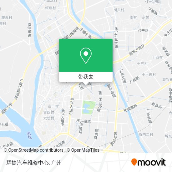 辉捷汽车维修中心地图