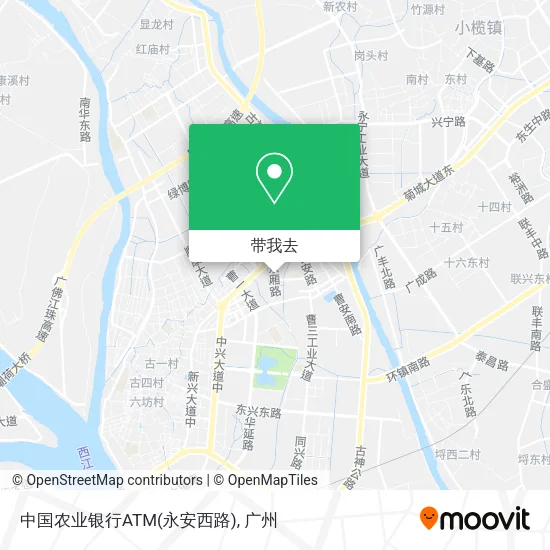 中国农业银行ATM(永安西路)地图