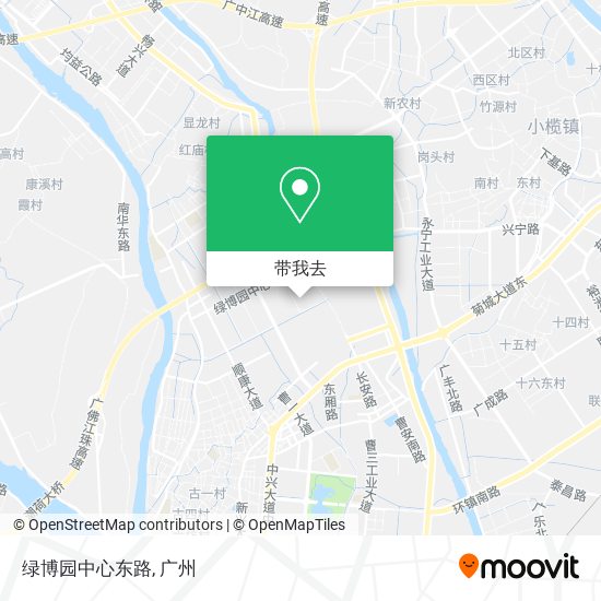 绿博园中心东路地图