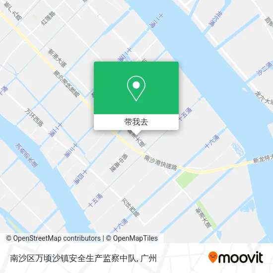 南沙区万顷沙镇安全生产监察中队地图