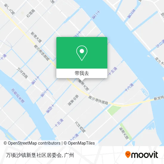 万顷沙镇新垦社区居委会地图
