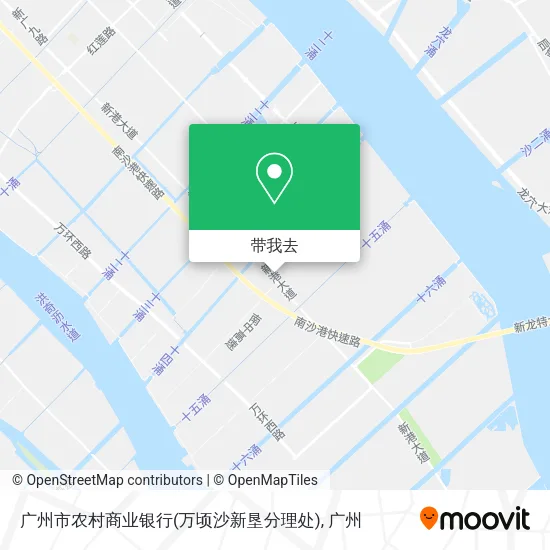 广州市农村商业银行(万顷沙新垦分理处)地图