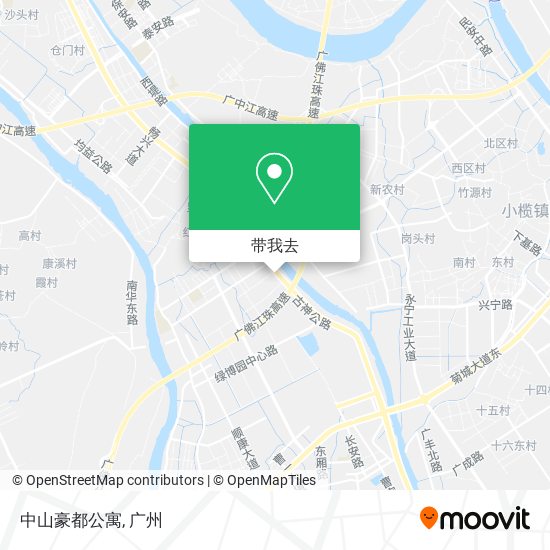 中山豪都公寓地图