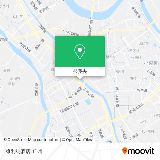 维利纳酒店地图