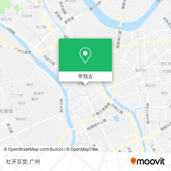 红开百货地图