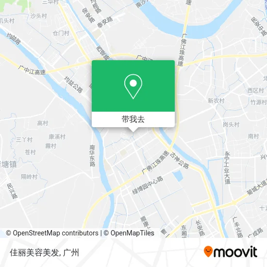 佳丽美容美发地图