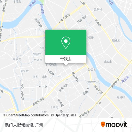 澳门大肥佬面馆地图