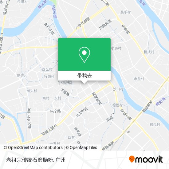 老祖宗传统石磨肠粉地图